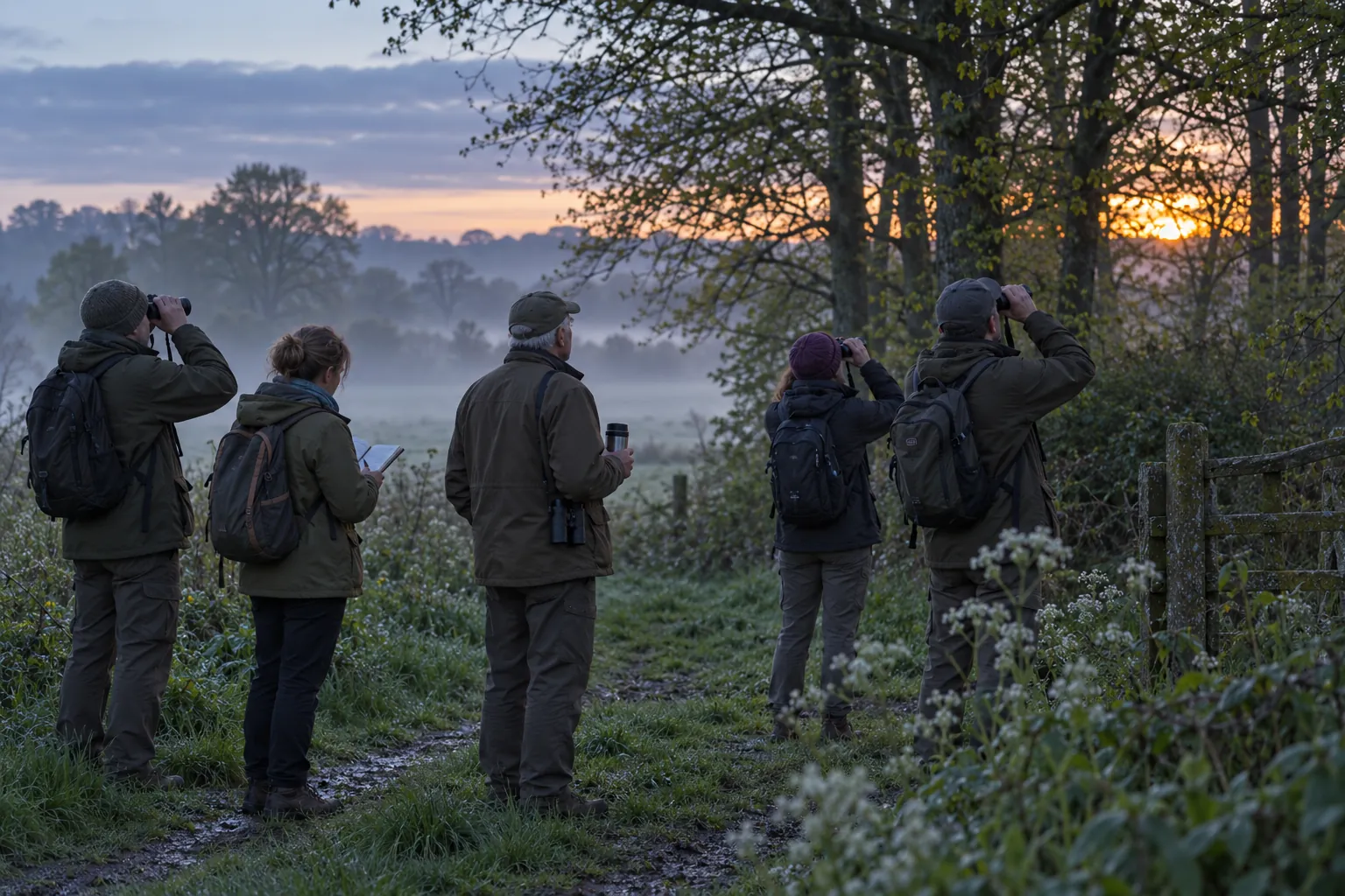 Dawn Bird Walk, Great Meadow, Bar Harbor