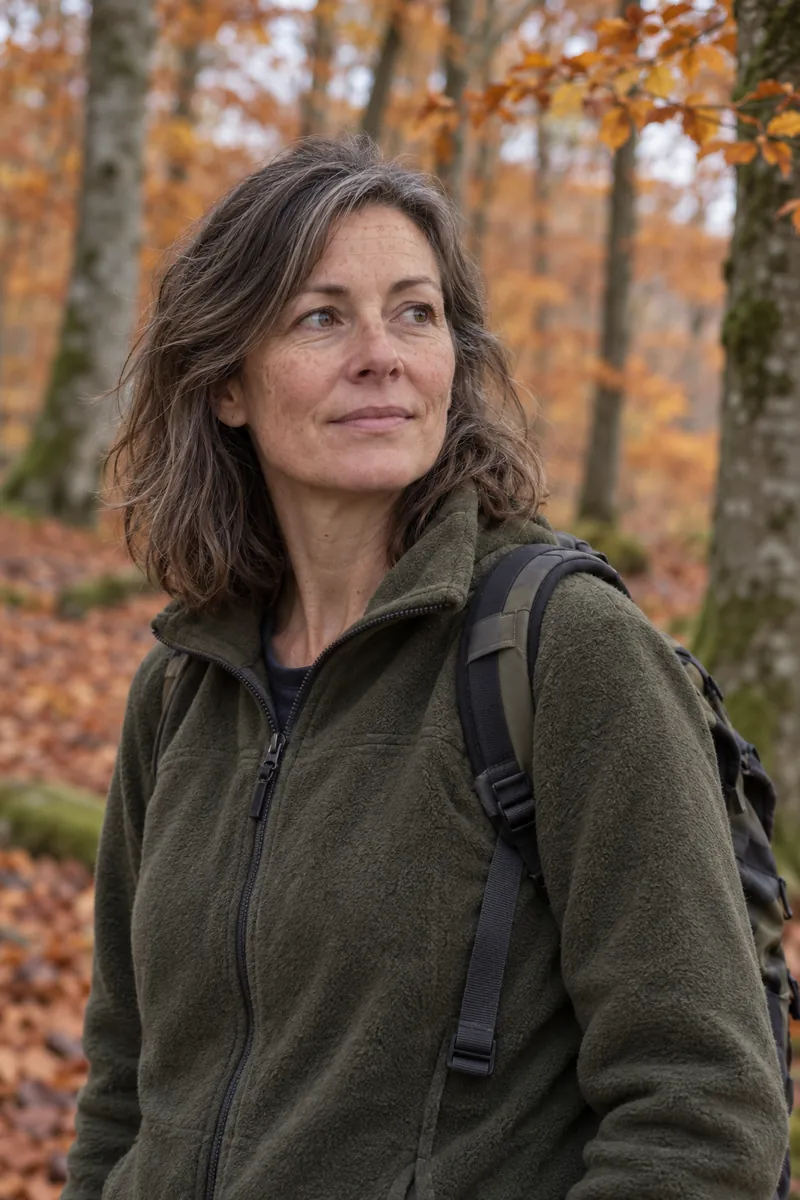 Portrait of Megan Hollis, Founder, forest guide